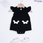 سارافون زیر دکمه دار تکه دوزی شده