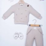 بلوز شلوار گلدوزی گل