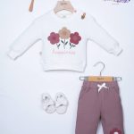 بلوز شلوار ۳ گل