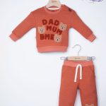 بلوز شلوار نوزادی طرح DAD MUM BME