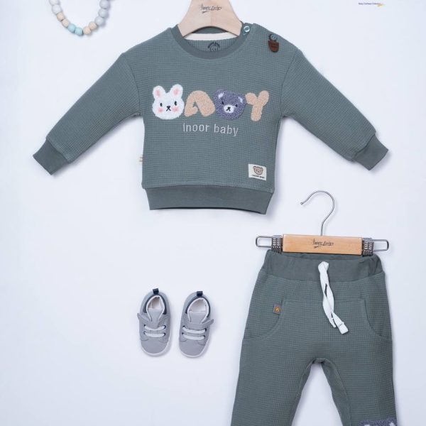 بلوز شلوار بچه گانه خرس و خرگوش