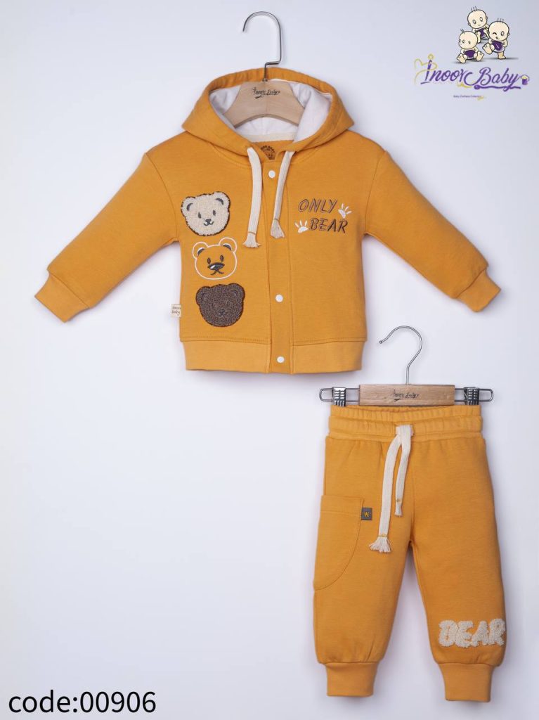 ست سویشرت و شلوار سه کله خرس