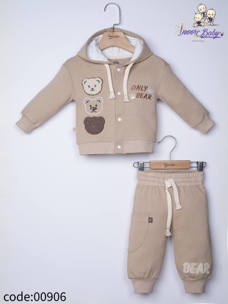 ست سویشرت و شلوار سه کله خرس