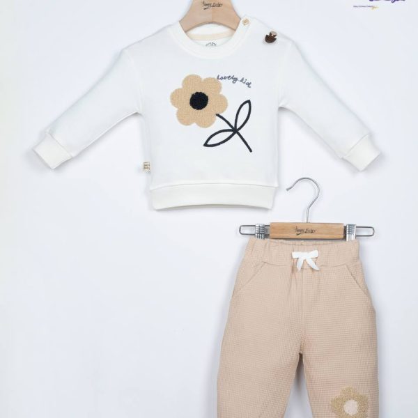 بلوز شلوار دخترانه طرح گل