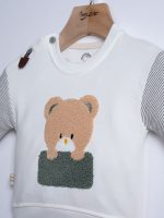 بلوز شلوار نوزادی طرح خرس کوچولو