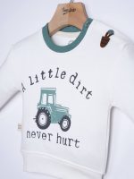 بلوز و شلوار پسرانه شیک با طرح تراکتور