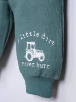 بلوز و شلوار پسرانه شیک با طرح تراکتور