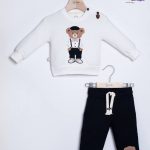 بلوز شلوار نوزادی پسرانه مدل تدی