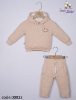 ست هودی شلوار نوزادی مدل لبخند