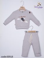 بلوز شلوار نوزادی طرح هواپیما