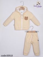 ست سه تیکه نوزادی سویشرت تیشرت شلوار