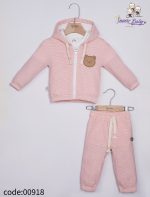 ست سه تیکه نوزادی سویشرت تیشرت شلوار - Image 22