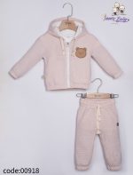 ست سه تیکه نوزادی سویشرت تیشرت شلوار