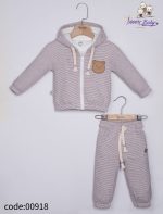 ست سه تیکه نوزادی سویشرت تیشرت شلوار - Image 18