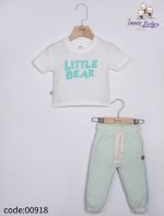 ست سه تیکه نوزادی سویشرت تیشرت شلوار - Image 13