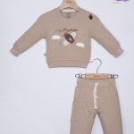 بلوز شلوار نوزادی طرح هواپیما