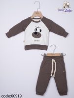 بلوز شلوار نوزادی مدل خرس