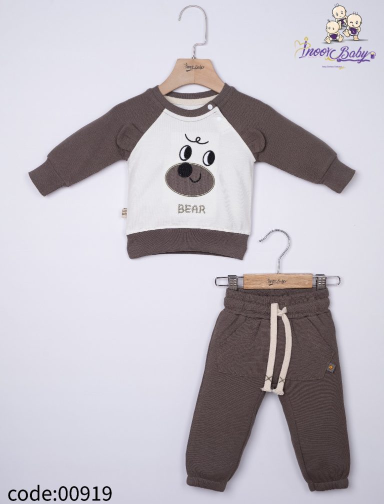 بلوز شلوار نوزادی مدل خرس