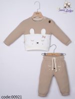 بلوز شلوار نوزادی طرح خرگوش - Image 2